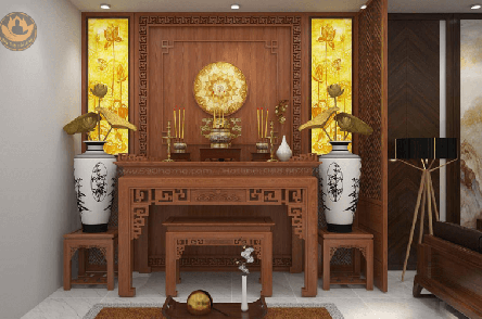 Tư vấn chiều cao bàn thờ đẹp, chuẩn Lỗ Ban theo từng không gian